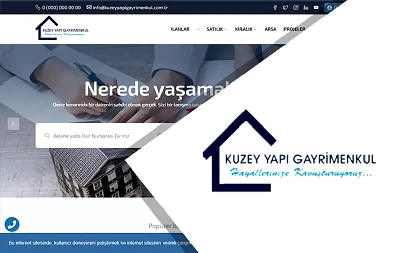 Kuzey Yapı Gayrimenkul | Profesyonel Emlak Web Tasarımı ve SEO