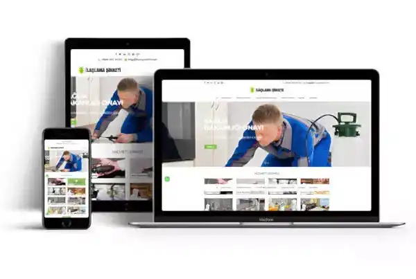 İlaçlama Şirketi Web Sitesi Scripti