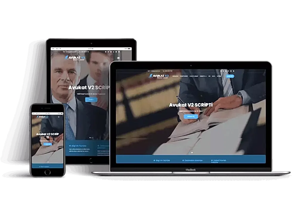 Hukuk ve Avukat Web Sitesi v3