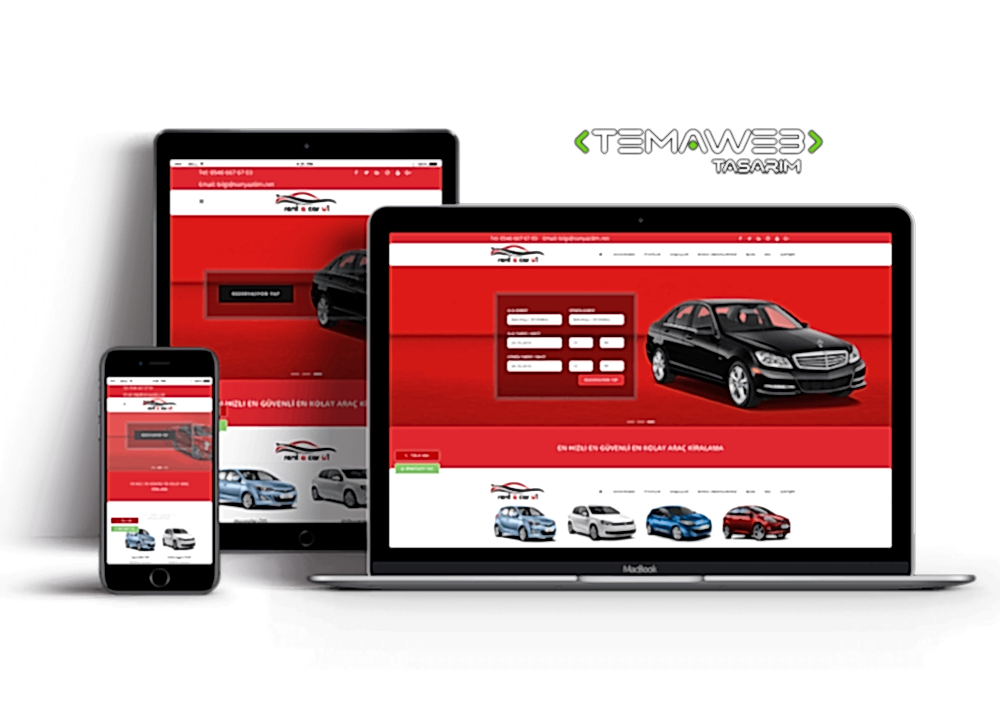 Rent A Car v1 Web Sitesi Scripti