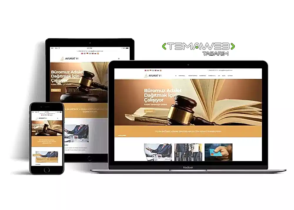Hazır Avukat Web Sitesi v1